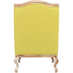 Кресло из натурального бука бежевое с изображением птиц и цветов Beige Green Chinoiserie Garden Armchair варинант исполнения - 2 | Loft Concept в Липецке