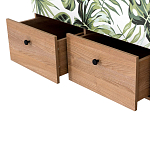 Шкаф с принтом Floral notes варинант исполнения - 3 | Loft Concept в Липецке