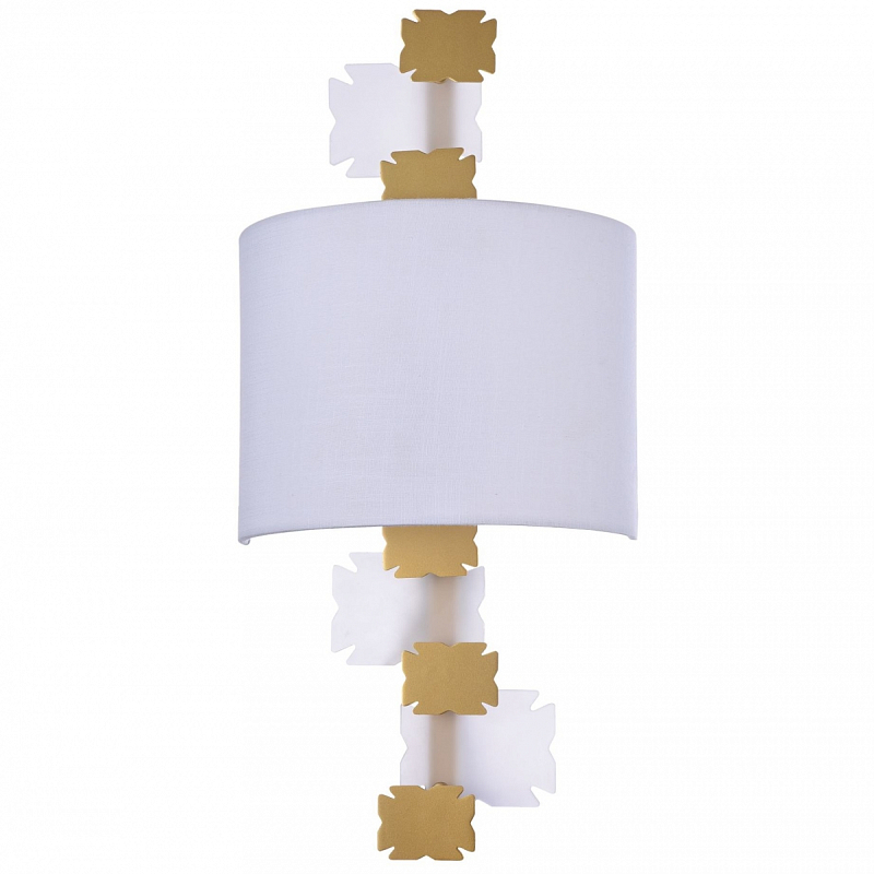 Бра Jacopo Mosaic Sconces Латунь Белый Бра Jacopo Mosaic Sconces Латунь Белый в Липецке | Loft Concept