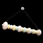 Подвесной светильник светодиодный горизонтальный в виде ожерелья из пастельных сфер Pastel Lunaria Horizon  варинант исполнения - 3 | Loft Concept в Липецке