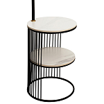 Торшер с абажуром и приставным столом Zullo Lighting and Furniture Floor Lamp варинант исполнения - 2 | Loft Concept в Липецке