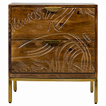 Прикроватная тумба с фактурным фасадом Termite варинант исполнения - 1 | Loft Concept в Липецке