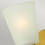 Бра с белым матовым стеклянным плафоном и тремя декоративными шарами Hinkley варинант исполнения - 9 | Loft Concept в Липецке