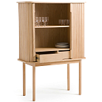 Буфет с двумя раздвижными дверцами Toinette Wooden Light Cupboard варинант исполнения - 3 | Loft Concept в Липецке