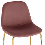 Барный стул на золотистых ножках VENDRAMIN Pink варинант исполнения - 6 | Loft Concept в Липецке