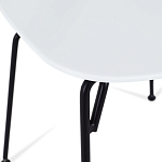 Стул на металлических ножках Travis Chair White варинант исполнения - 6 | Loft Concept в Липецке