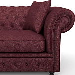 Мебельная ткань Шенилл бордовый цвет 138 см T4-38 варинант исполнения - 8 | Loft Concept в Липецке