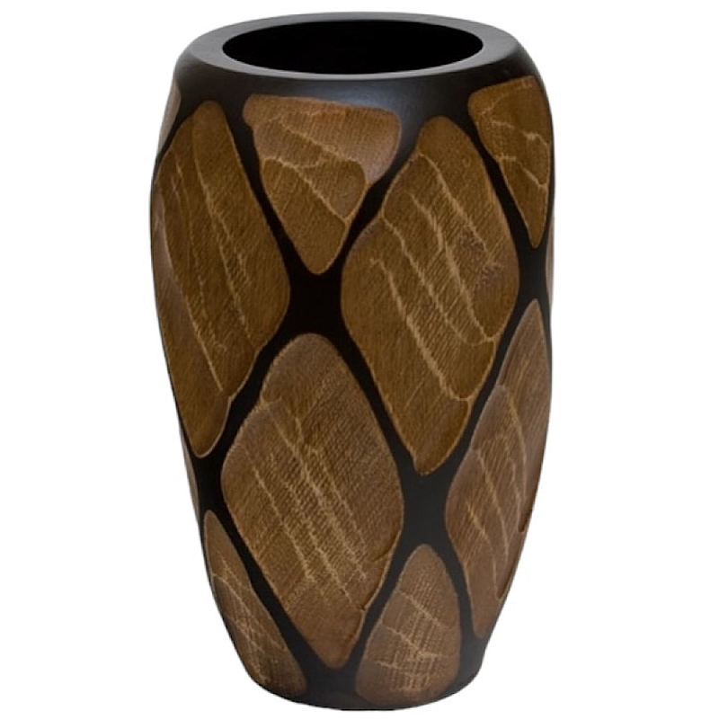 Ваза Vase of Thailand 1 Коричневый Черный в Липецке | Loft Concept 