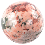 Шар декоративный из натурального камня Креноид Natural Stone Spheres 7.5 см варинант исполнения - 1 | Loft Concept в Липецке