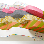 Дизайнерский модульный диван волнистой формы с цветным принтом Poltronova Superonda Sofa варинант исполнения - 25 | Loft Concept в Липецке