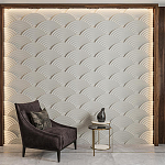 Гипсовая 3D Панель Aura варинант исполнения - 1 | Loft Concept в Липецке