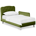 Кровать с мягким изголовьем Luna Palmer Bed варинант исполнения - 3 | Loft Concept в Липецке