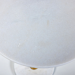 Кофейный столик с белой мраморной столешницей Clipper варинант исполнения - 2 | Loft Concept в Липецке