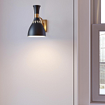 Бра с плафоном в форме песочных часов с узкими перфорированными отверстиями Feiss варинант исполнения - 7 | Loft Concept в Липецке