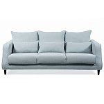 Диван Seldon с мягкими подушками голубое букле варинант исполнения - 7 | Loft Concept в Липецке