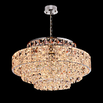 Люстра хрустальная в неоклассическом стиле на серебристом каркасе Majesty варинант исполнения - 4 | Loft Concept в Липецке