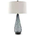 Настольная лампа с фактурным стеклянным основанием Glass Vertical варинант исполнения - 2 | Loft Concept в Липецке