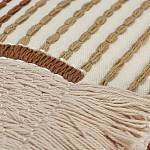 Чехол на подушку с вышивкой в виде геометрических узоров Beige Calista Rect варинант исполнения - 2 | Loft Concept в Липецке