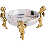 Блюдо фарфоровое Трио ангелов Joy варинант исполнения - 1 | Loft Concept в Липецке