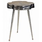 Металлический столик со столешницей в виде слеба Slabby варинант исполнения - 1 | Loft Concept в Липецке