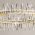 Люстра круглая с прозрачными стеклянными трубками 51 см Nembus варинант исполнения - 4 | Loft Concept в Липецке