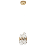 Подвесной светильник из хрусталя Fleuretta Crystal Gold Hanging Lamp варинант исполнения - 2 | Loft Concept в Липецке