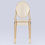 Прозрачный стул с янтарным оттенком LOUIS GHOST CHAIR варинант исполнения - 3 | Loft Concept в Липецке