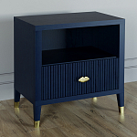 Прикроватная тумбочка с полкой Elsa Dreams Blue варинант исполнения - 1 | Loft Concept в Липецке
