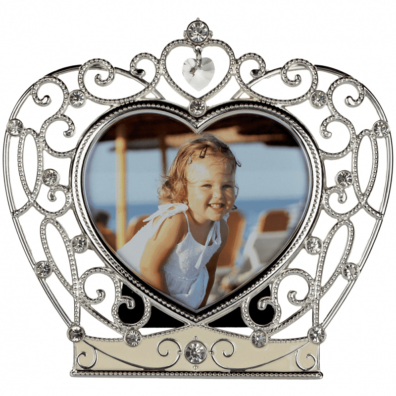 Фоторамка детская Childhood Corner Crown Серебряный Фоторамка детская Childhood Corner Crown Серебряный в Липецке | Loft Concept
