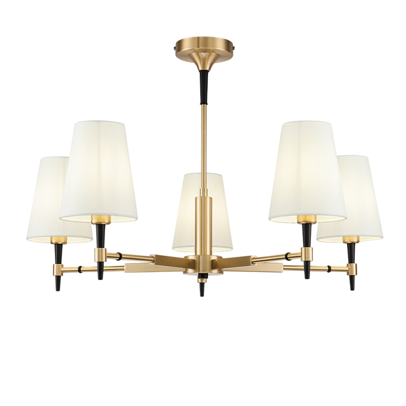 Потолочный светильник Zaragoza Е14 Латунь Белый Черный в Липецке | Loft Concept 