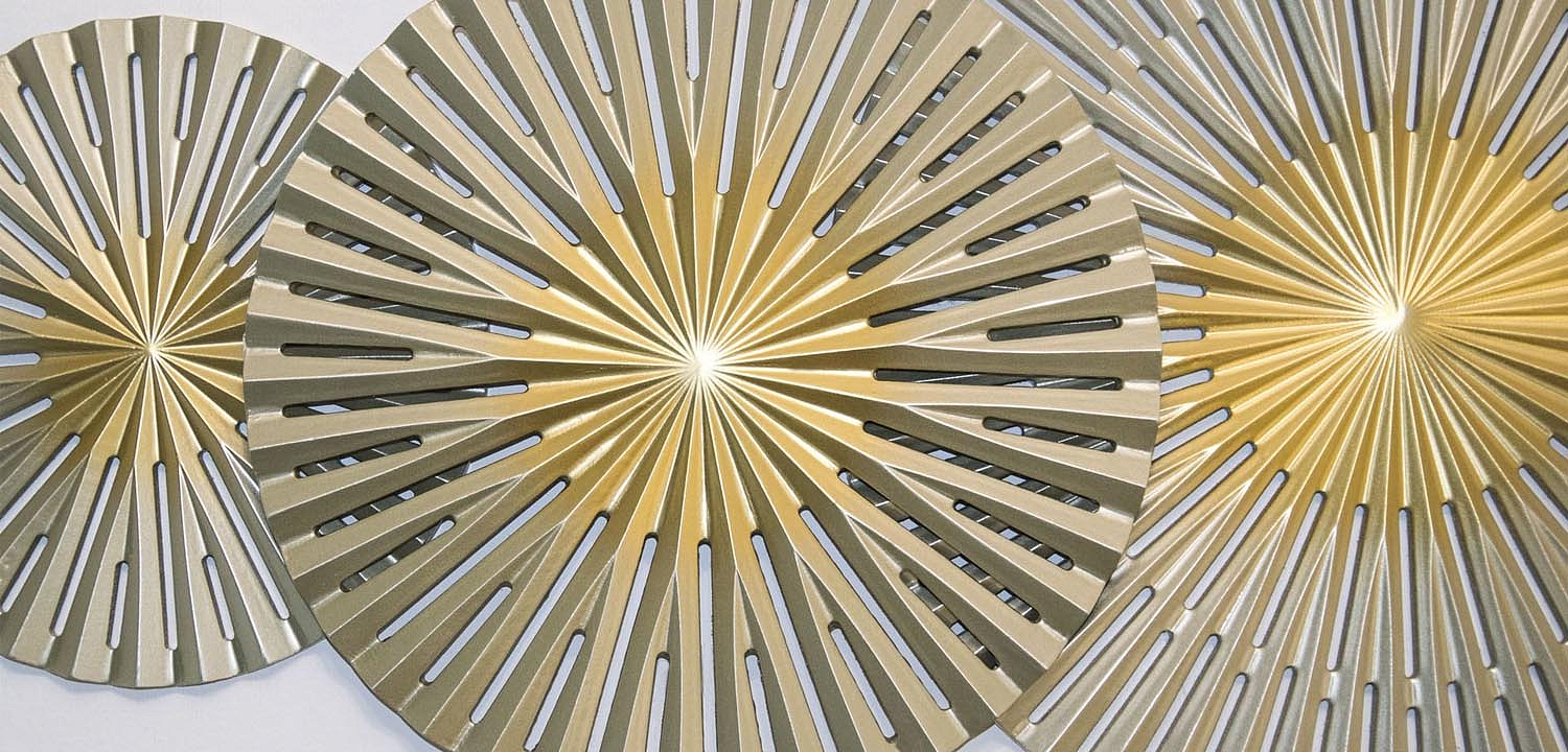 Арт-объект Apollo Gold and Silver Wall Plaque Disc gap 3 Арт-объект Apollo Gold and Silver Wall Plaque Disc gap 3 - Loft-Concept в Липецке