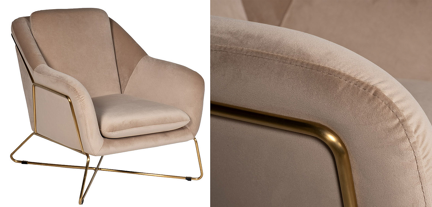 Кресло Umbra Armchair beige Кресло Umbra Armchair beige - Loft-Concept в Липецке
