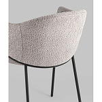 Стул Brace букле серый варинант исполнения - 3 | Loft Concept в Липецке