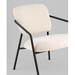 Кресло лаунж Rooney букле белый варинант исполнения - 4 | Loft Concept в Липецке