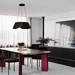 Подвесной светильник круглый с контрастной внутренней отделкой Assol Сup варинант исполнения - 6 | Loft Concept в Липецке