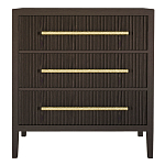 Комод Primo с 3 выдвижными ящиками Темный орех варинант исполнения - 7 | Loft Concept в Липецке