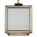 Люстра прямоугольная с каркасом золотого цвета Soft Glow Lamps варинант исполнения - 4 | Loft Concept в Липецке