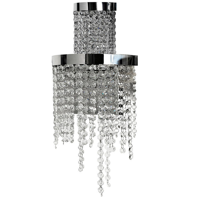 Бра каскадное хром Shining Waterfall Хром Прозрачное Стекло Бра каскадное хром Shining Waterfall Хром Прозрачное Стекло в Липецке | Loft Concept