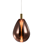 Подвесной светильник со стеклянным плафоном в форме капли NAOMI drop copper варинант исполнения - 3 | Loft Concept в Липецке