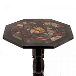 Кофейный стол из натуральных камней Змеевик и Яшма Natural Stone Tables варинант исполнения - 6 | Loft Concept в Липецке