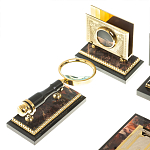 Настольный письменный набор из яшмы и долерита с декором в виде коня Manager Organizer варинант исполнения - 6 | Loft Concept в Липецке