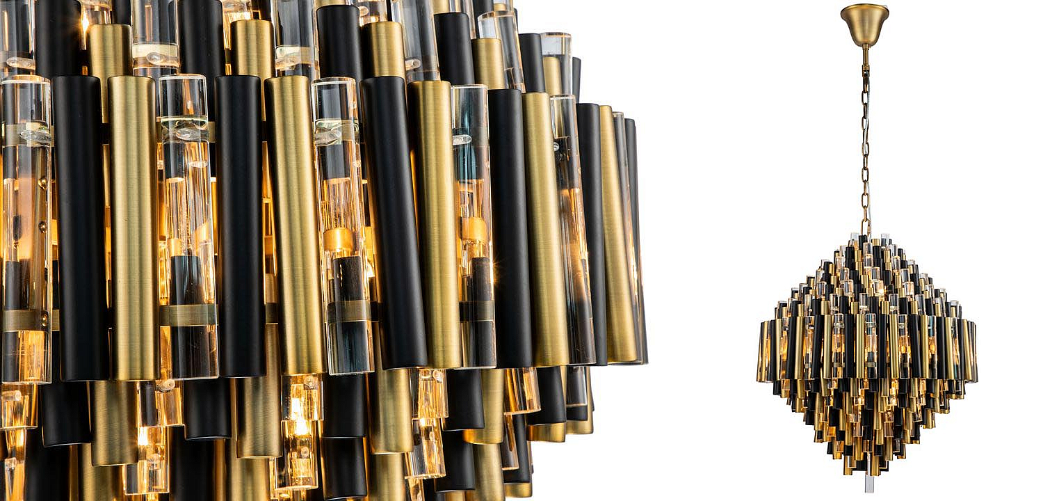 Люстра Black Brass Symphony Chandelier Люстра Black Brass Symphony Chandelier - Loft-Concept в Липецке