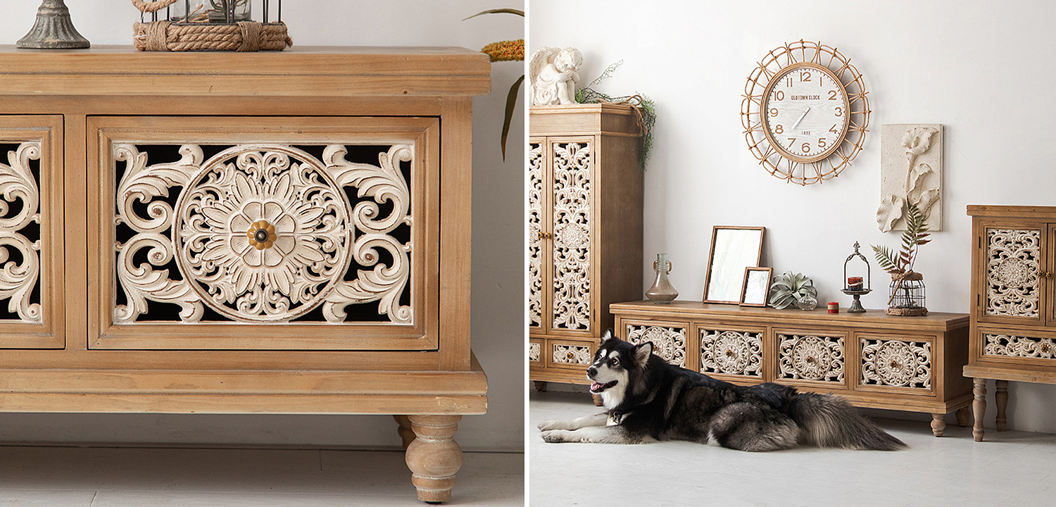 ТВ-тумба Leblanc Provence TV Stand ТВ-тумба Leblanc Provence TV Stand - Loft-Concept в Липецке