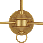 Бра настенное золотого цвета в форме подсвечника Graceful Smoothness варинант исполнения - 1 | Loft Concept в Липецке