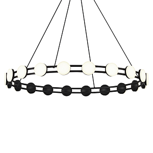 Люстра кольцевая с круглыми светодиодными источниками света Maxine Light