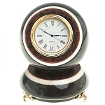Часы настольные в виде шара из натурального камня Ball Stone Clock варинант исполнения - 7 | Loft Concept в Липецке