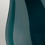 Настольная лампа с коническим дымчато-зелёным абажуром из искусственного шёлка Quintiesse варинант исполнения - 5 | Loft Concept в Липецке