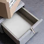 Консоль с зеркалом и  3-мя вращающимися ящиками Eloida варинант исполнения - 4 | Loft Concept в Липецке