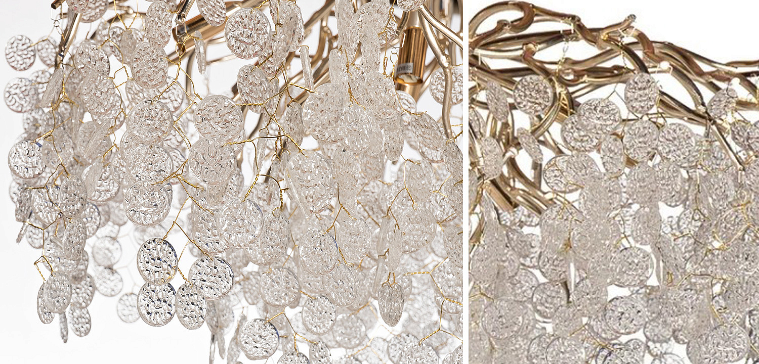 Потолочная люстра FAIRYTREE Champagne Chandelier 100 Потолочная люстра FAIRYTREE Champagne Chandelier 100 - Loft-Concept в Липецке