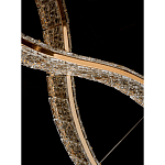 Люстра волнистой формы с фактурным хрустальным плафоном Light Delight варинант исполнения - 5 | Loft Concept в Липецке